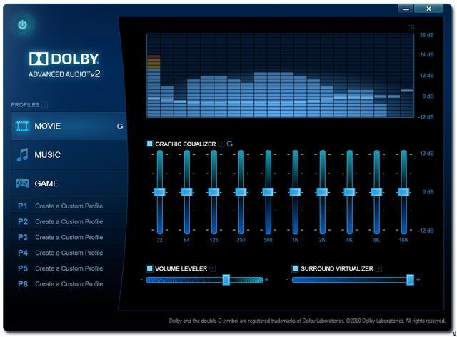   Dolby Advanced Audio  Lenovo Windows 7 img-1